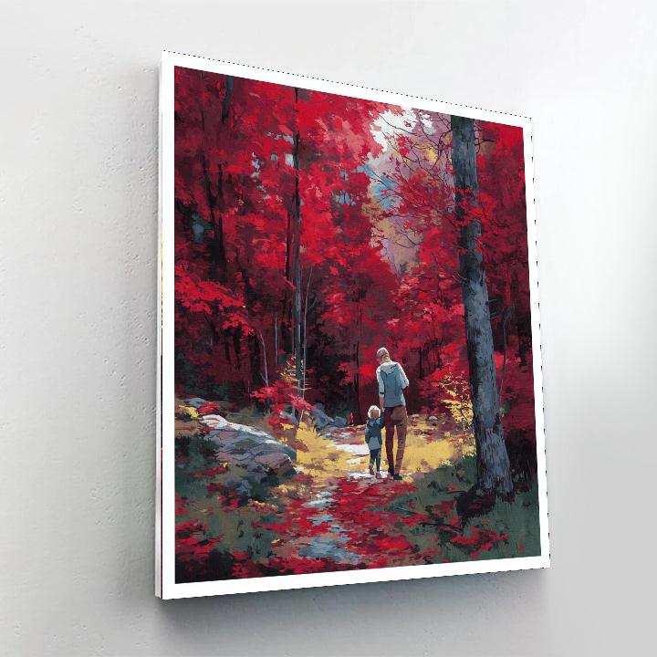 Crimson Memories Paint By Numbers Kits