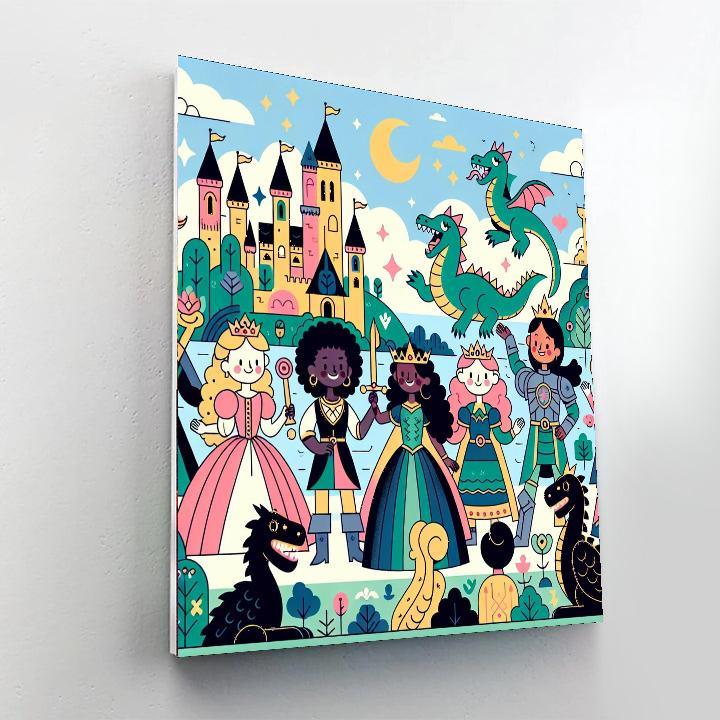 Fairytale Kingdom Fun Paint By Color