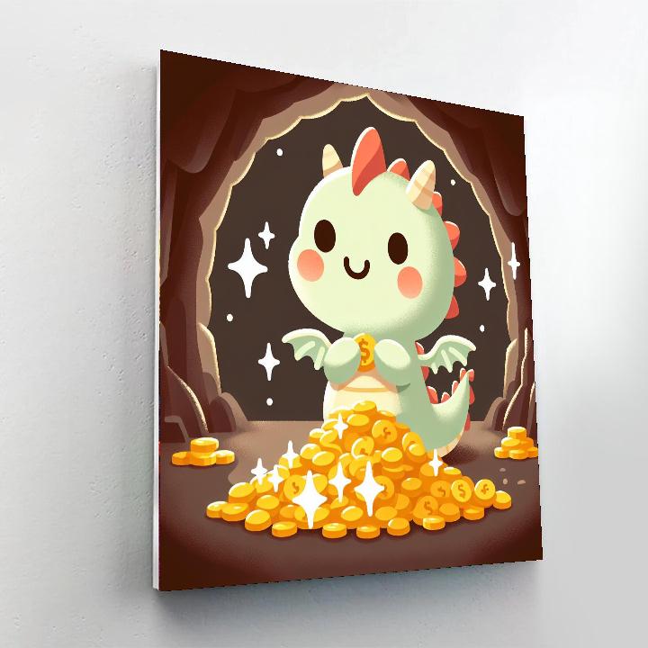 Dragon's Cave Number Painting