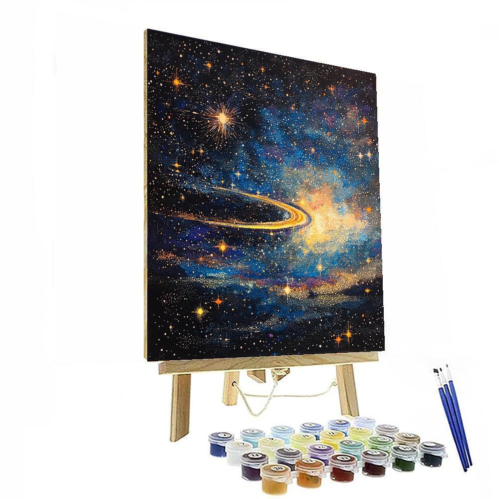 Georges Seurat Inspired Stellar Silhouettes  Paint By Number