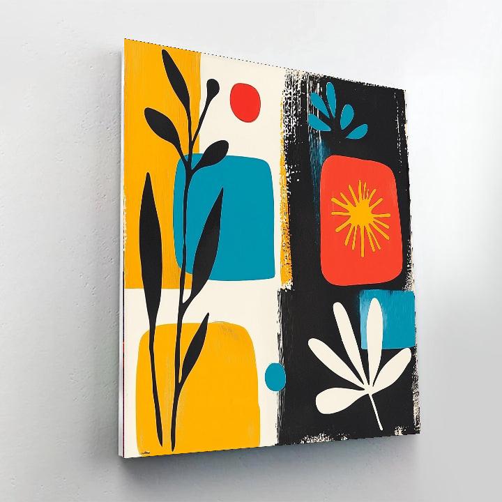 Joan Miró Inspired Dreamscape Wonders  Number Painting