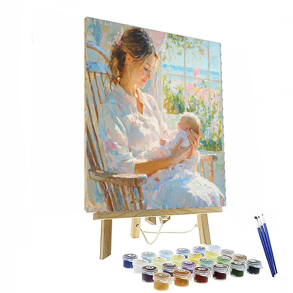 Mother's Gentle Lullaby DIY Paint By Numbers