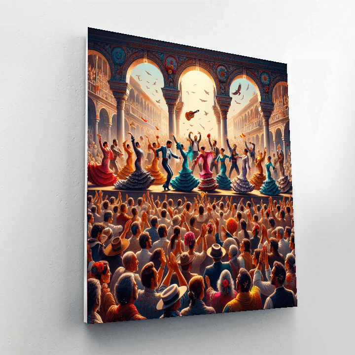 Jerez Flamenco Festival Numbered Painting Kits