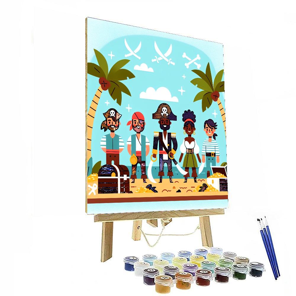 Treasure Island Discovery Number Painting