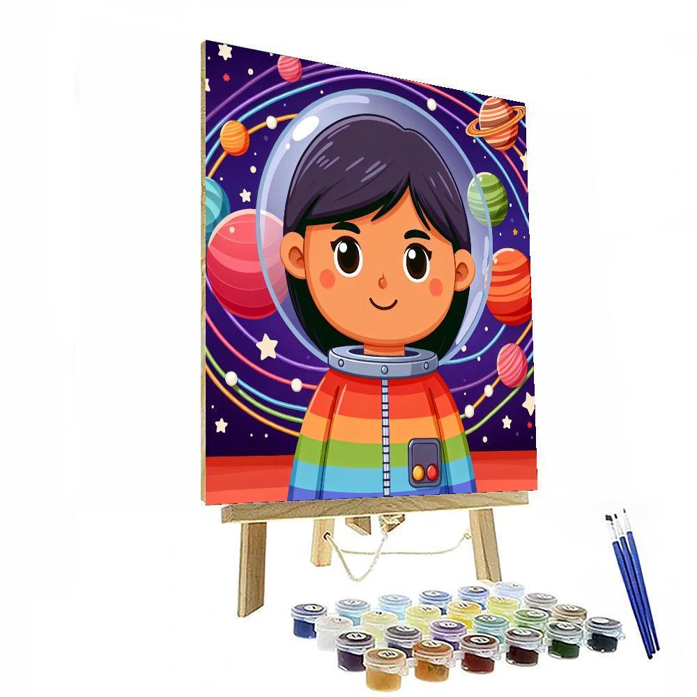 Adventures Of Space Cadet Paint By Numbers Art