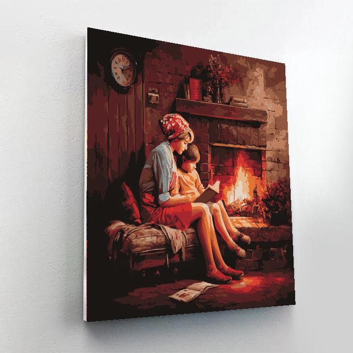 Mother's Storytime Reverie DIY Paint By Numbers