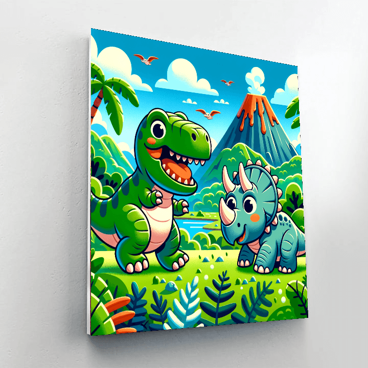 Dinosaur Explorers Painting By Numbers Kit
