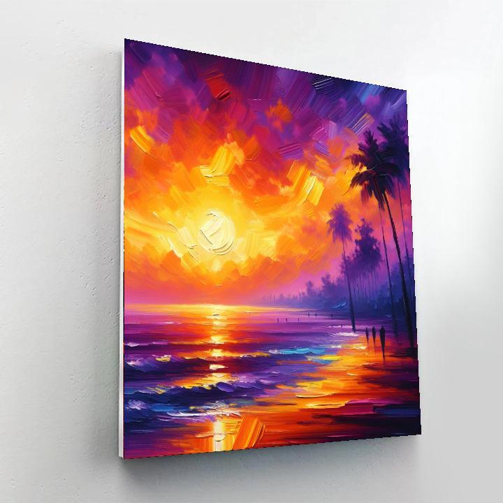 Sunset Serenade Wall Display Paint By Color