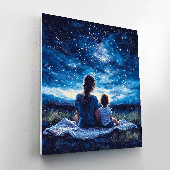 Moonlight Whisper Number Painting
