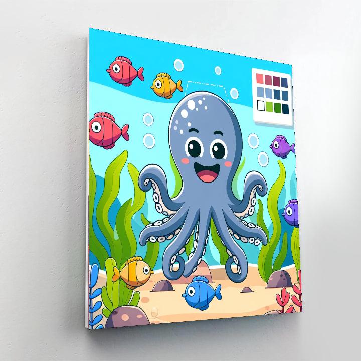 Giggly Octopus Paint By Numbers Kits