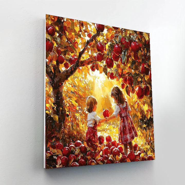 Golden Harvest Moments DIY Paint By NumbersGolden Harvest Moments - DIY Painting By Numbers Kit - Image 2