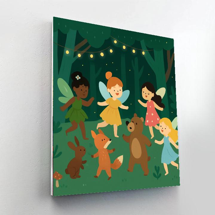 Enchanted Woodland Festival DIY Paint By Numbers