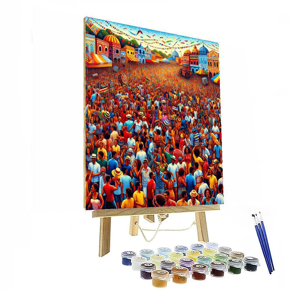 Cultural Festival Scene Paint By Numbers Kits