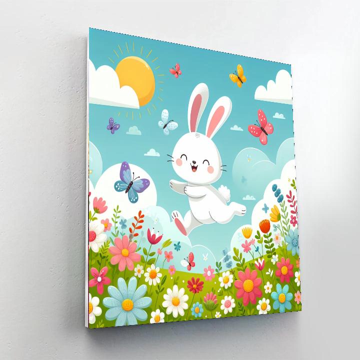 Hopping Rabbit Numbered Painting Kits
