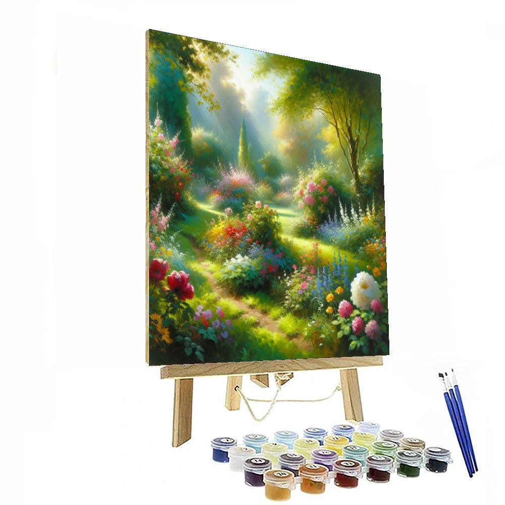 Sunny Garden Hideaway Paint By Numbers