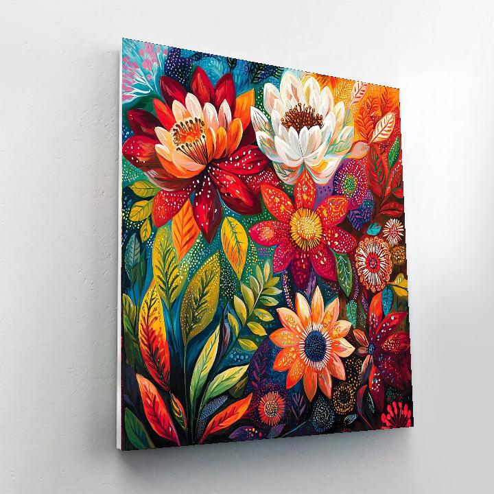 Frida Kahlo Inspired Colors Of Healing  Numbered Painting Kits