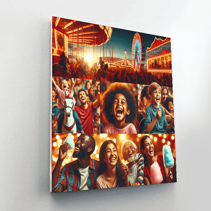 Lively Carnival Nights Painting Number Kit