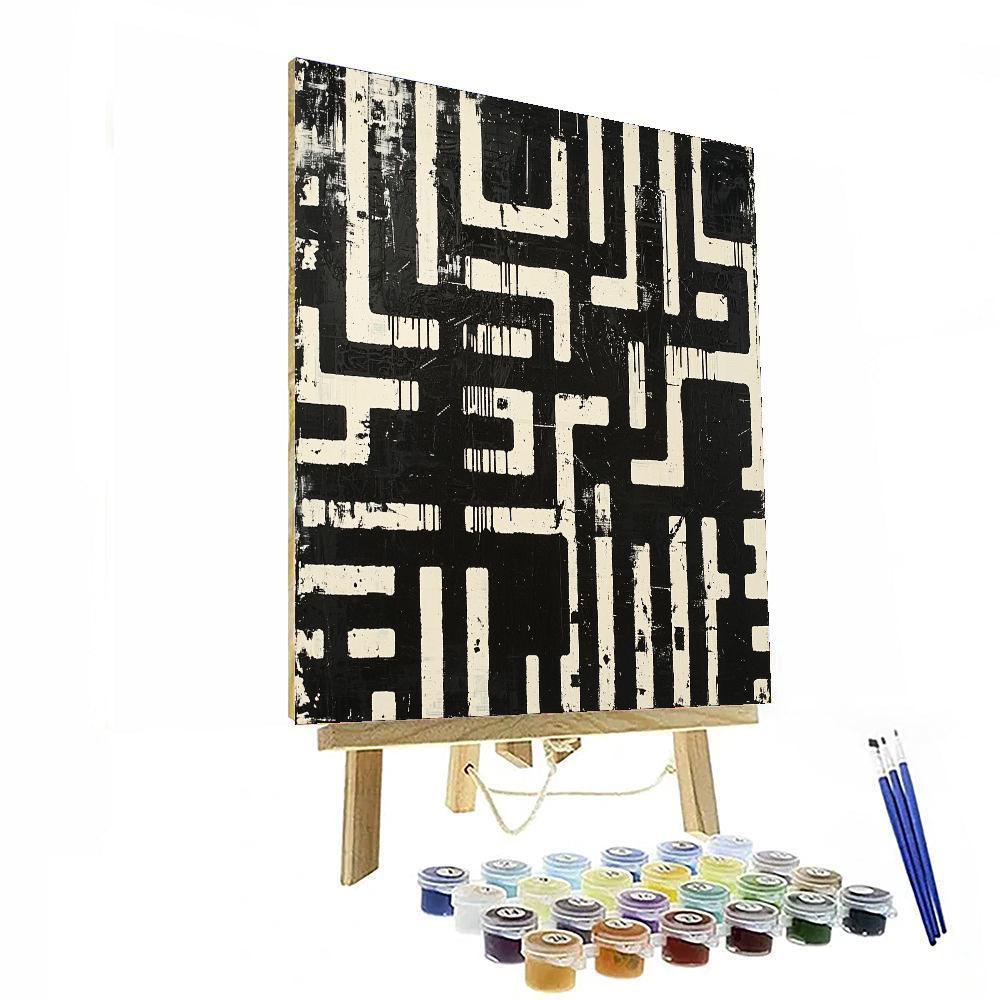 Banksy Inspired Disconnected Reality  DIY Paint By Numbers