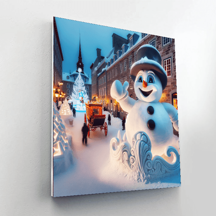 Carnival Of Quebec - Quebec City, Canada Number Painting