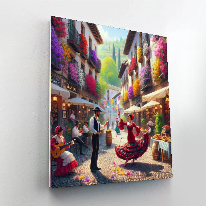 Fiesta De Las Cruces - Granada Painting Number Kit
