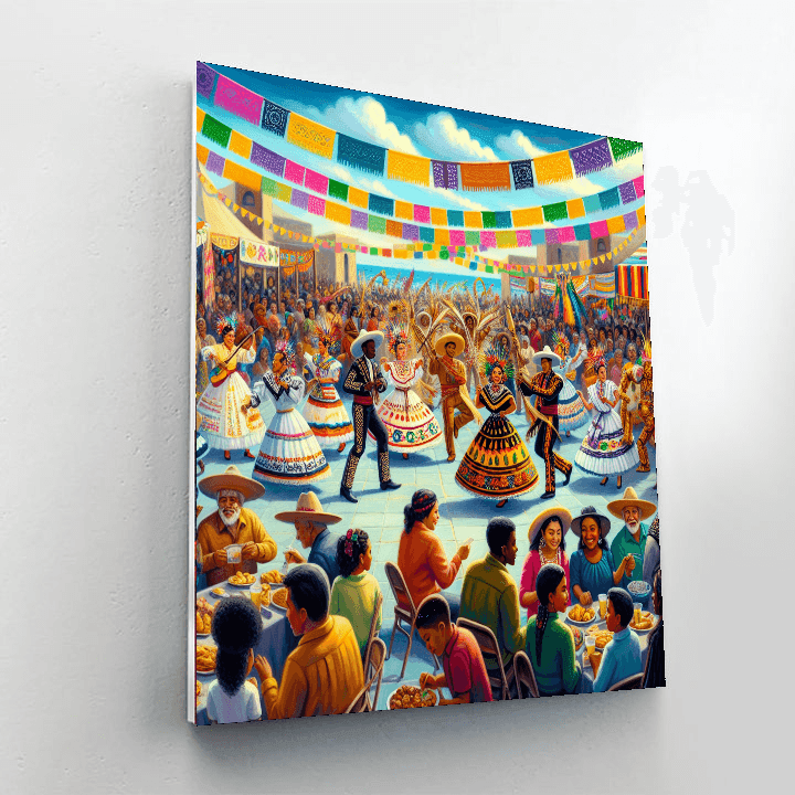 Día De La Raza Paint By Color