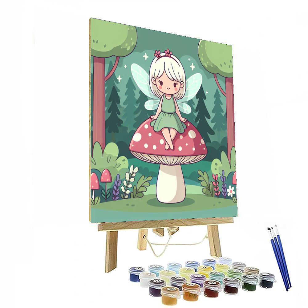 Forest Fairy Friends Painting Number Kit