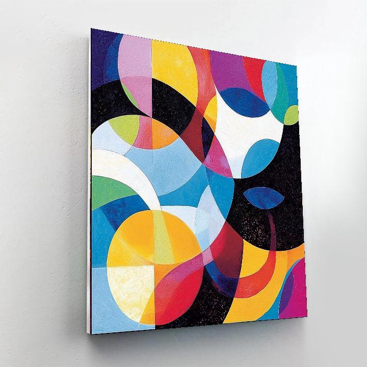 Joan Miro Inspired Colorful Illusions  Paint By Number