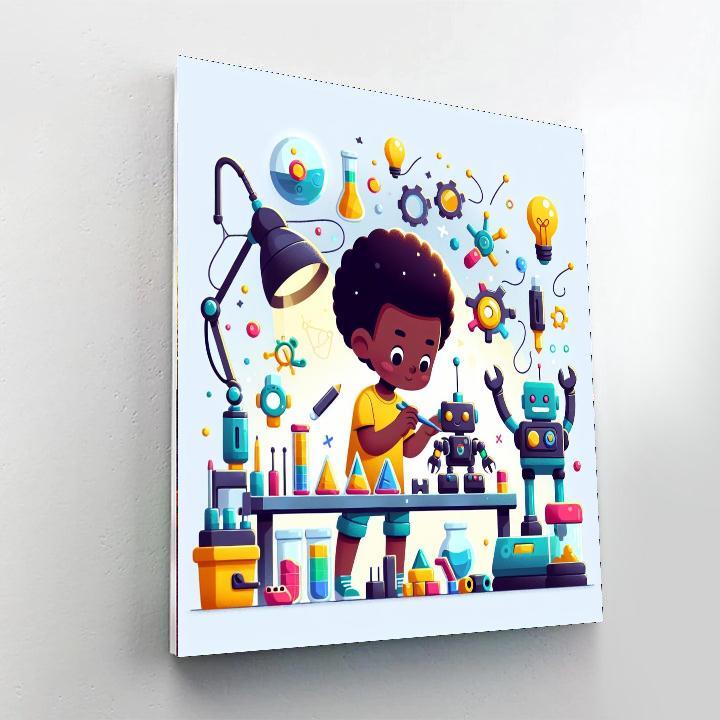 Robotics Genius Lab Paint By Numbers Kits