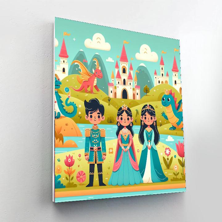 Exploring Fairy Tale Lands Numbered Painting Kits