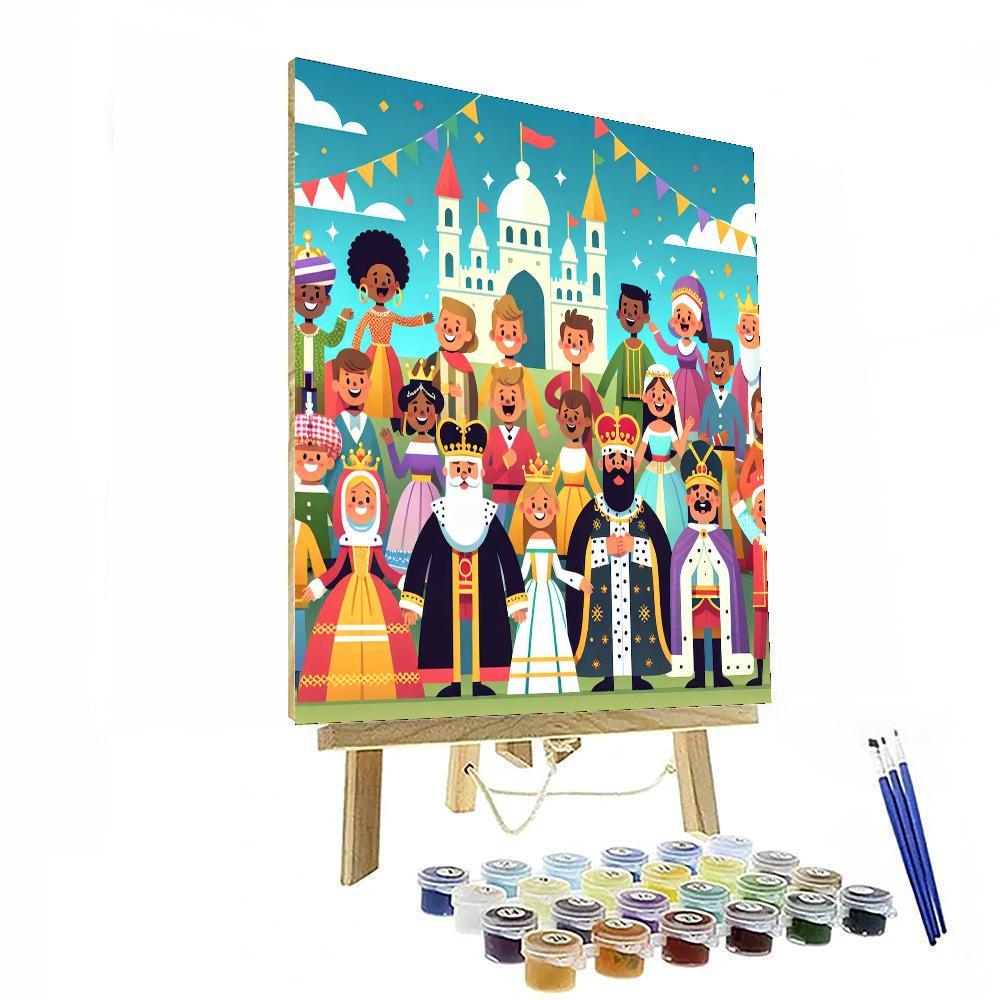 Royal Kingdom Celebrations Paint By Numbers Art