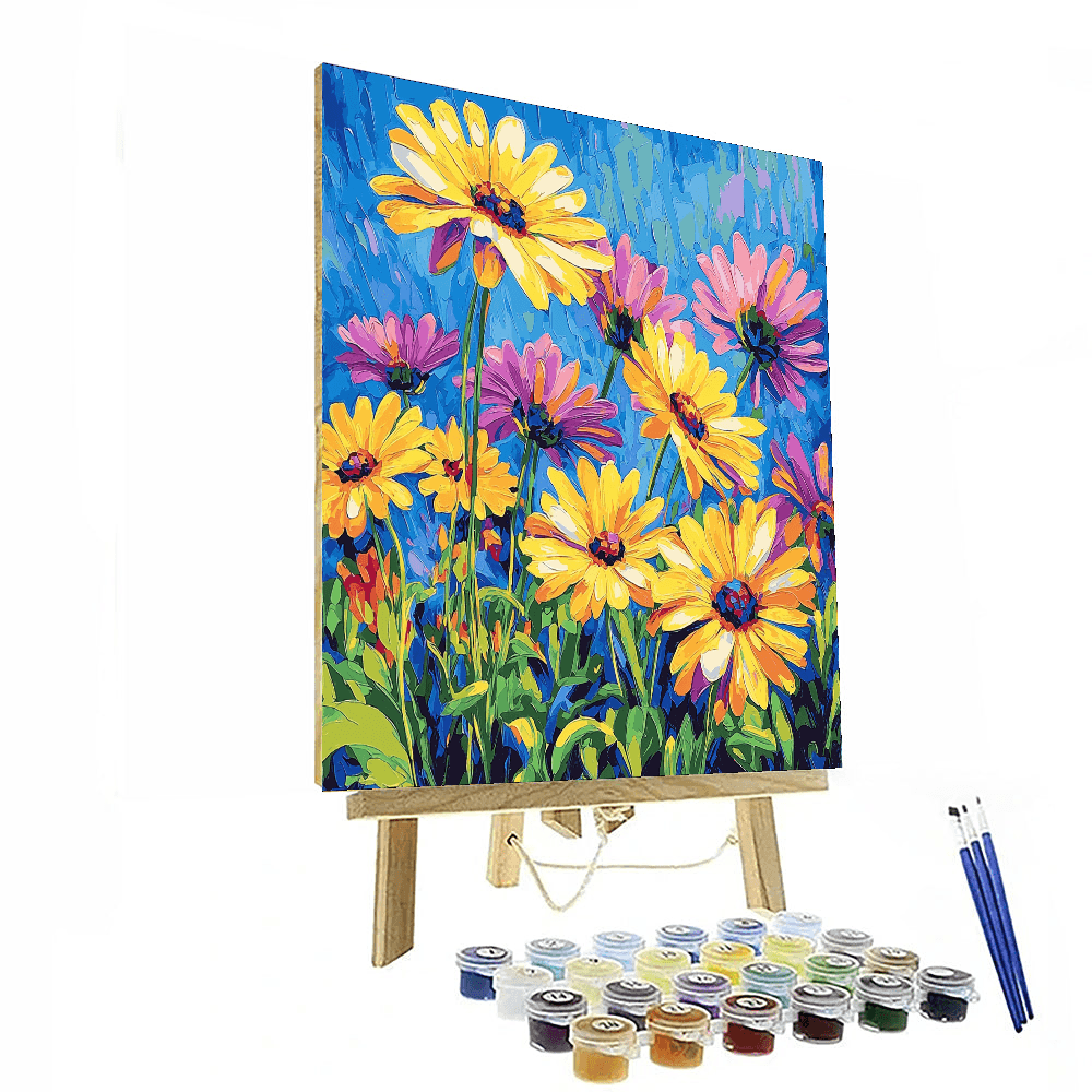 Vincent Van Gogh Inspired Vibrant Garden Paradise  DIY Paint By Numbers