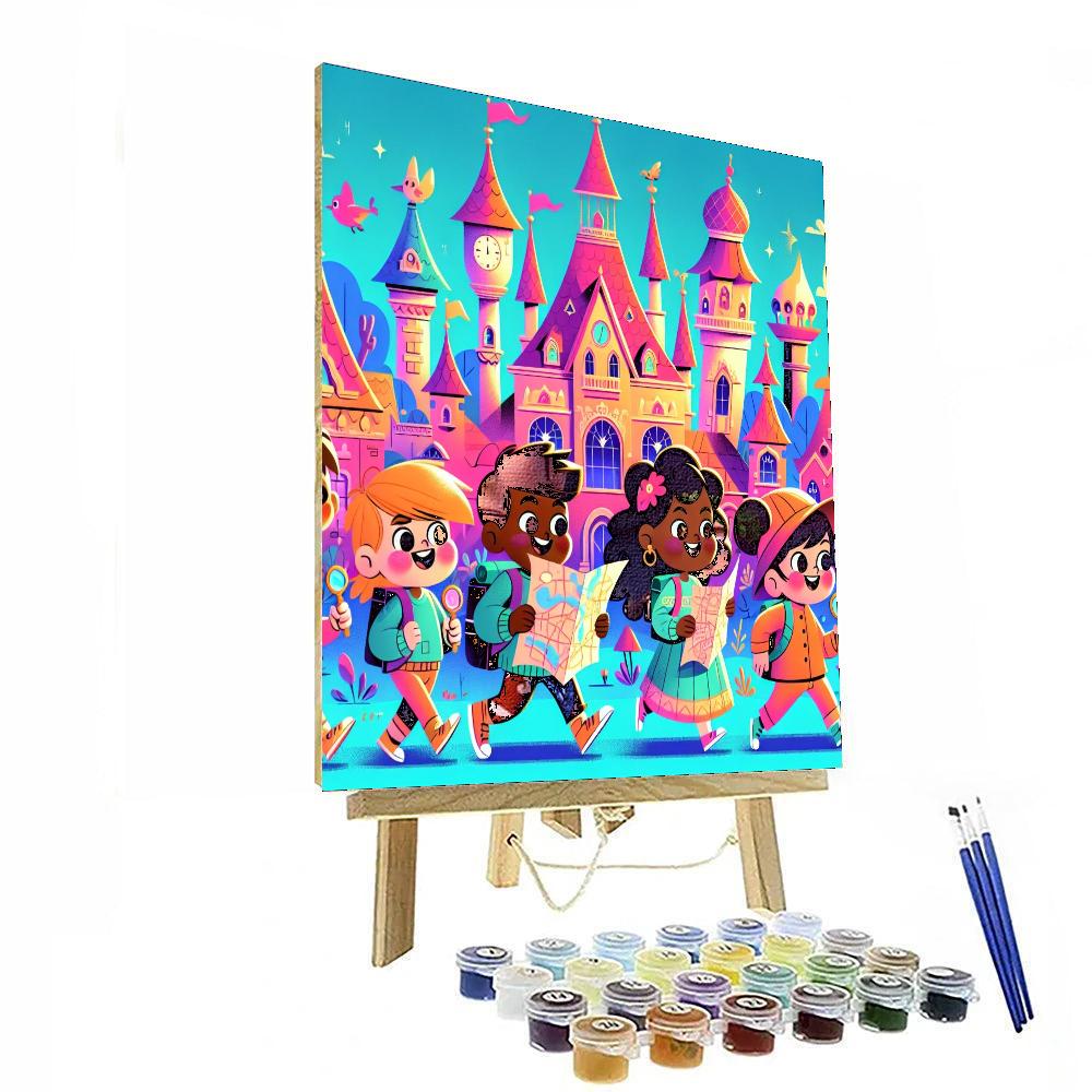 Fairy Tale Mystery Mansion Paint By Number