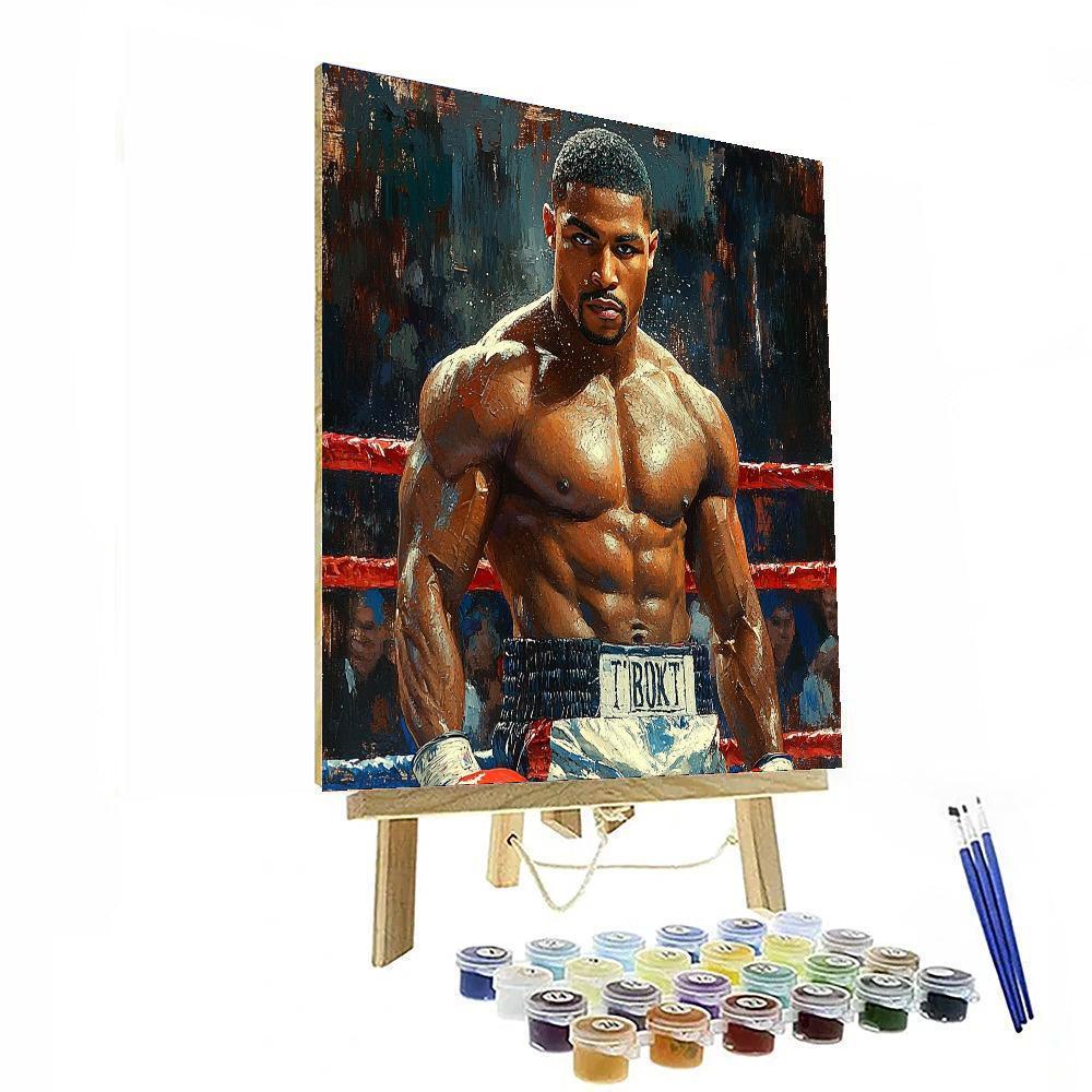 Michael B. Jordan: Burning Bright As Creed's Flame Numbered Painting Kits
