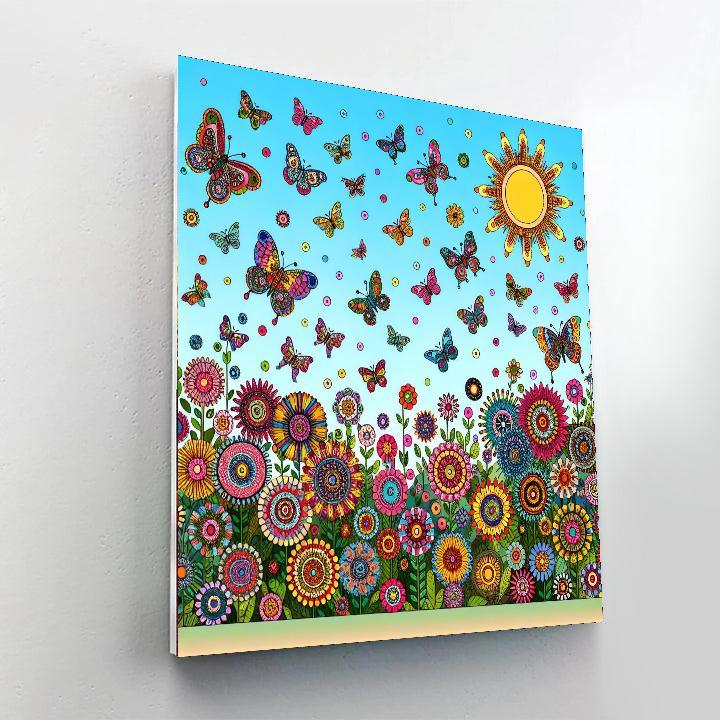 Lovely Little Garden Painting By Numbers Kit