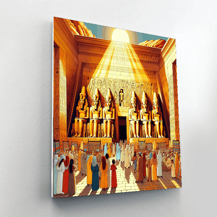 Sun Festival - Egypt Number Painting