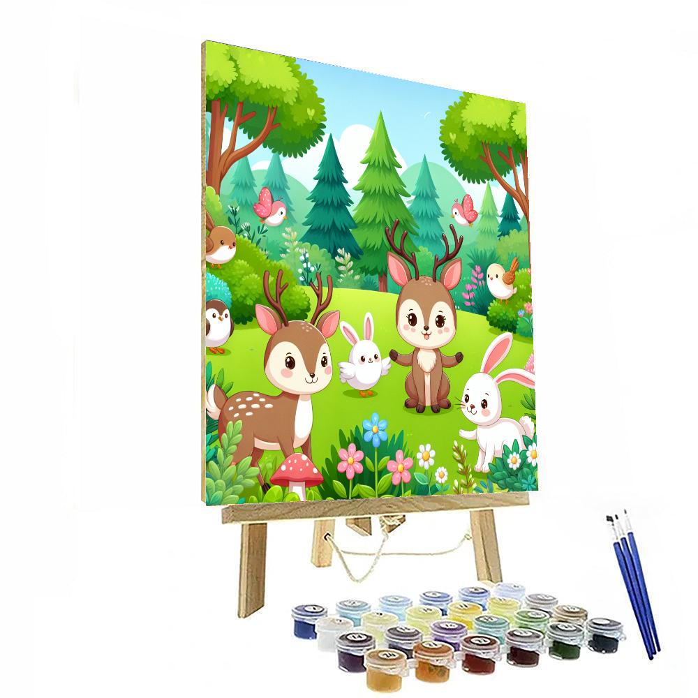 Joyful Nature Adventure Painting Number Kit