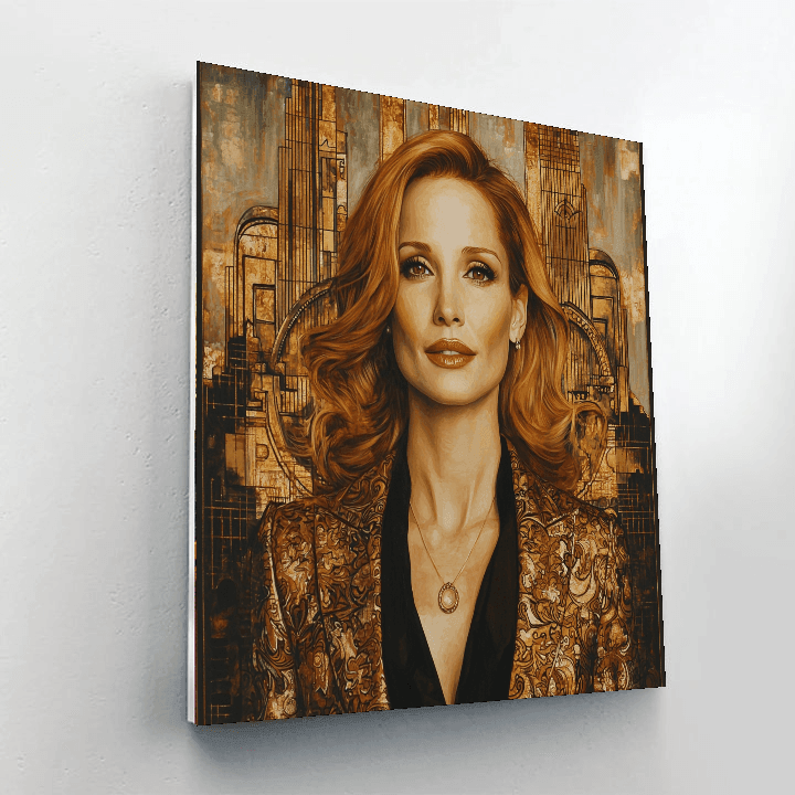 Jessica Chastain: The Fearless Pursuit Of Truth Paint By Numbers