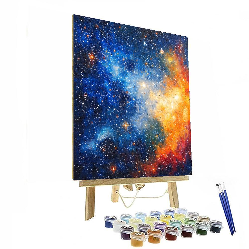 Georges Seurat Inspired Vibrant Universe  Paint By Numbers Art