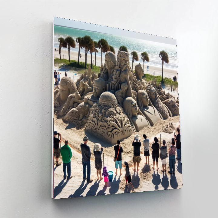 Sandfest - Texas DIY Paint By Numbers