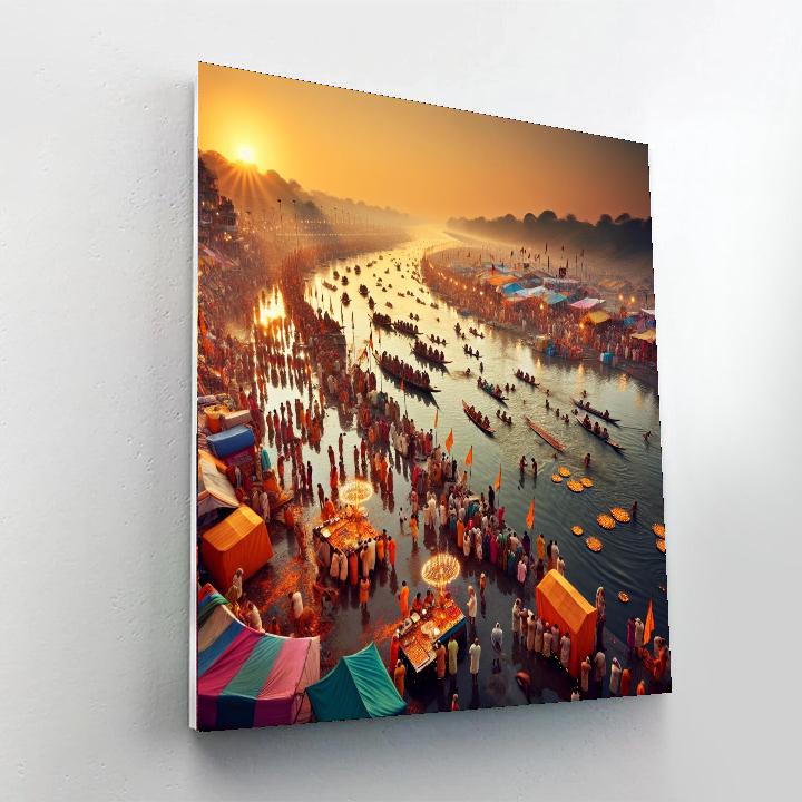 Kumbh Mela - Prayagraj, India Paint By Numbers