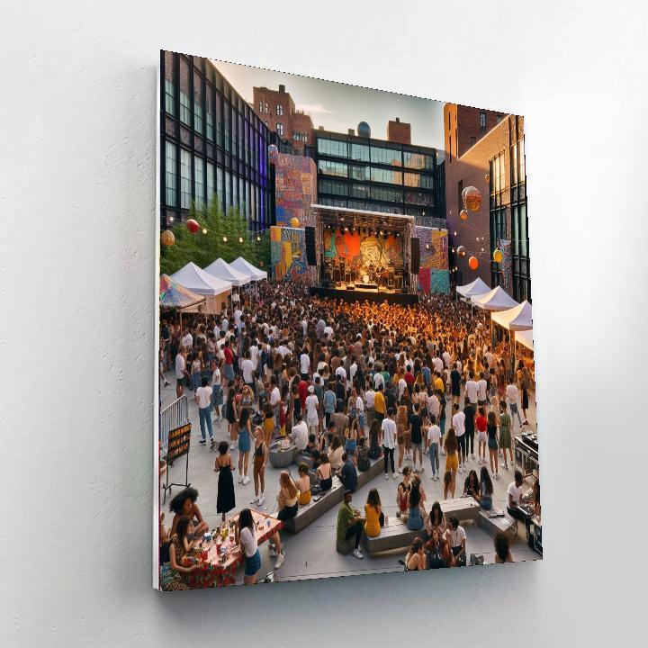 Moma Ps1 Warm Up - New York Paint By Numbers