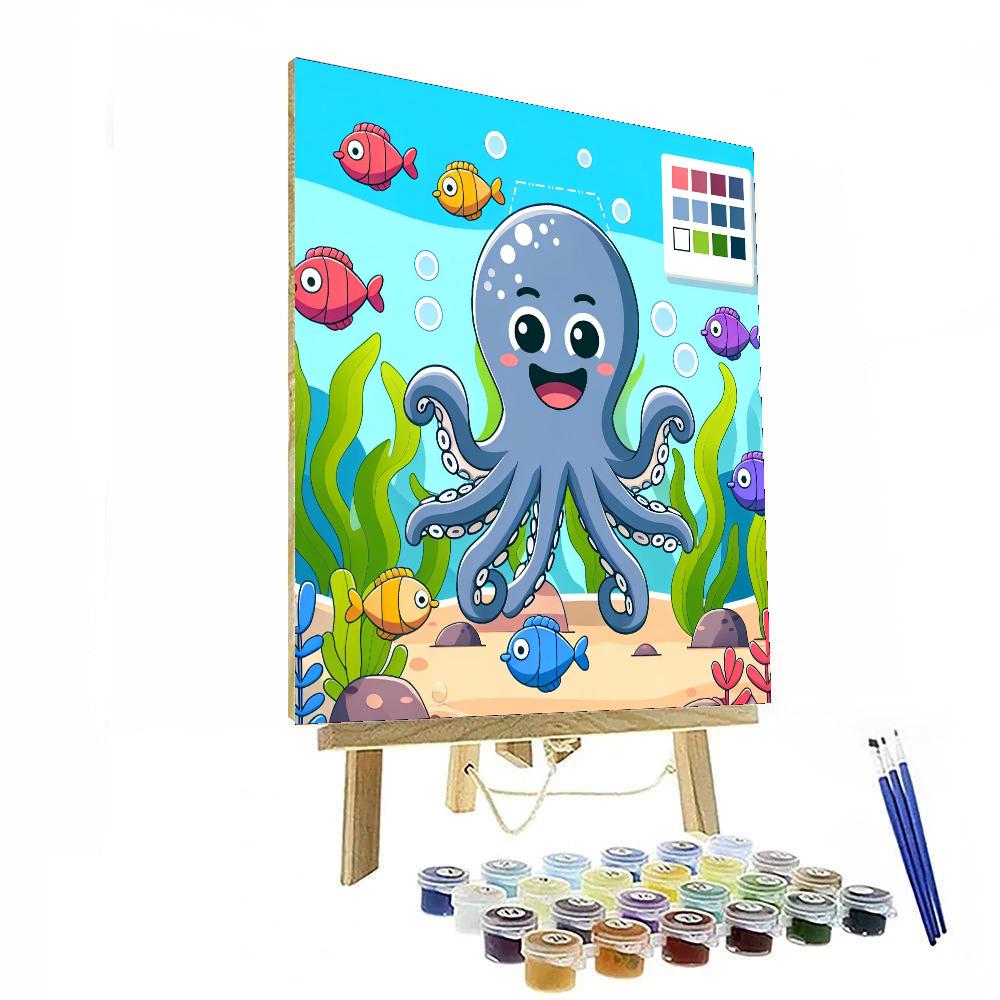 Giggly Octopus Paint By Numbers Kits