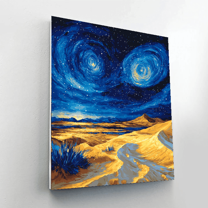 Vincent Van Gogh Inspired Starry Desert Night  Paint By Numbers Kits
