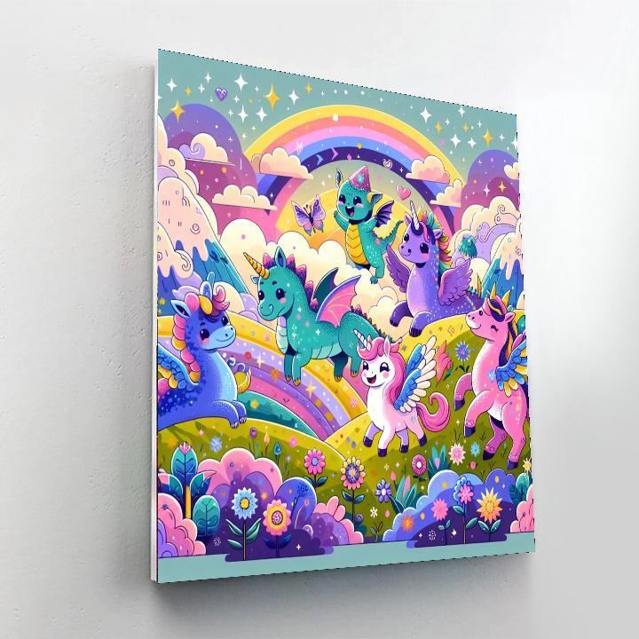 Funky Fantasy Adventure Paint By Numbers Kits