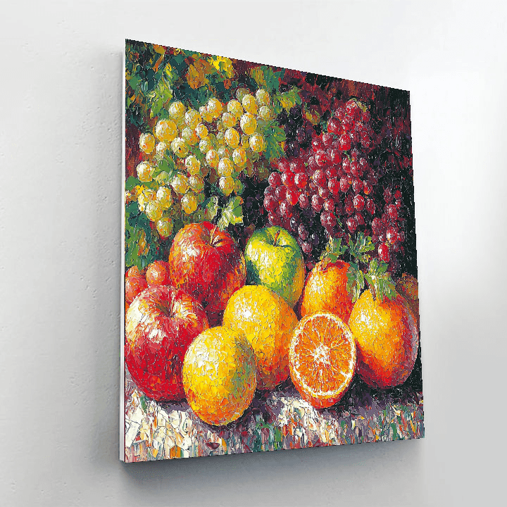 Paul Cézanne Inspired Fruits Of Life  DIY Paint By Numbers