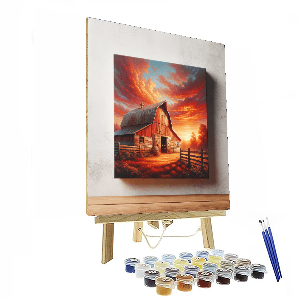 Rustic Barn Vibes Paint By Numbers Kits