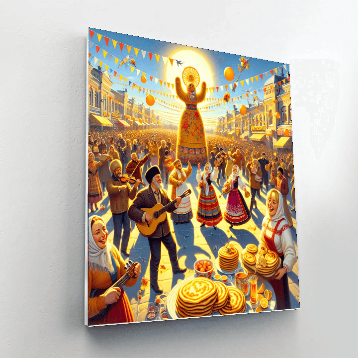 Maslenitsa - Moscow Paint By Numbers Art