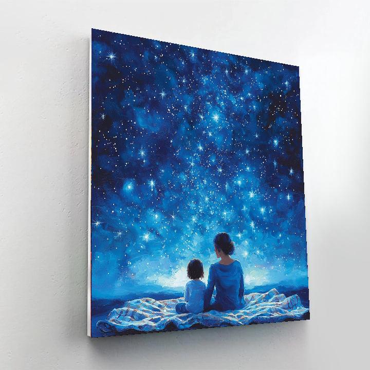 Gentle Guiding Stars Paint By Numbers