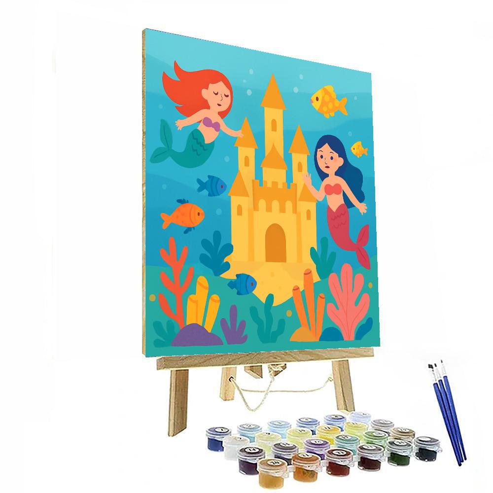 Secret Underwater Kingdom Paint By Numbers Kits