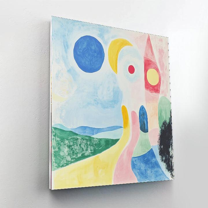 Joan Miró Inspired Dreamy Interlude  Paint By Numbers Kits